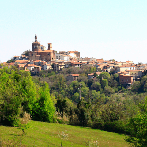 Explore the Monferrato region, just an hour outside Milan