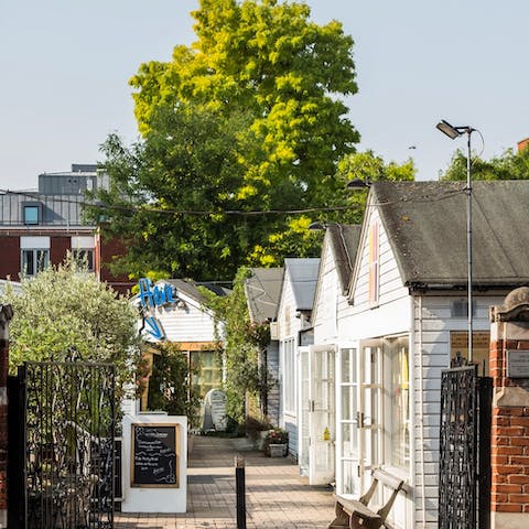 Take a morning walk to browse the Chelsea Farmer's Market