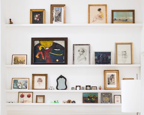 Be mesmerised by the gallery wall