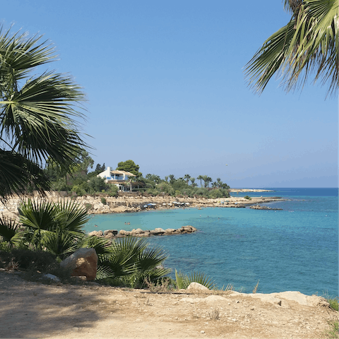 Spend your afternoons relaxing on stunning beaches and swimming in crystal clear waters