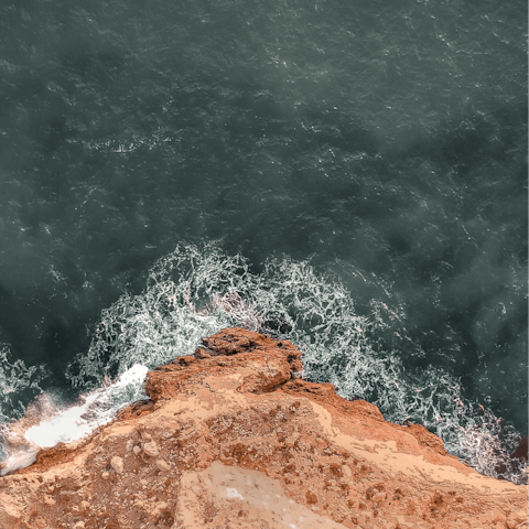 Spend your days exploring the beautiful beaches of the Algarve