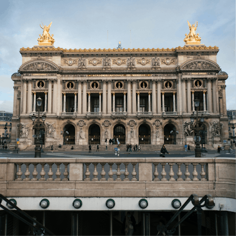 See a show (or the phantom) at the famous Palais Garnier