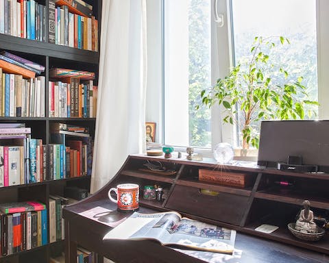 This cosy work station