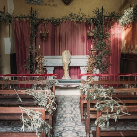 Speak to your host to access the chapel for an additional fee