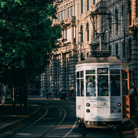 Explore the Brera district, home to museums, shops and  eateries