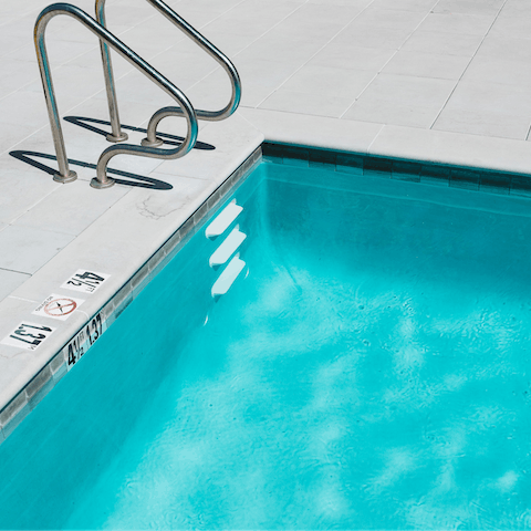 Cool off from the Tuscan sun in the brand new swimming pool