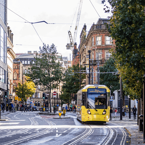 Enjoy the tranquillity of Victoria Park knowing that Manchester city centre is a mere ten-minute drive away