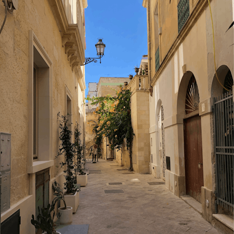 Drive to Tricase and eat gelato as you explore