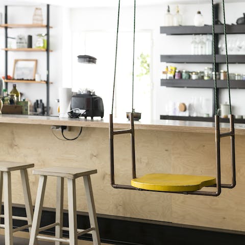The indoor swing