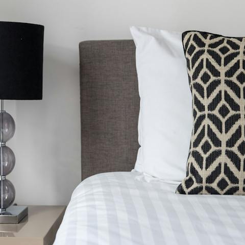 well-presented bedrooms