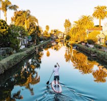 Paddle Board Through The Venice Canals