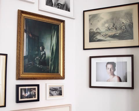 The host's love of art