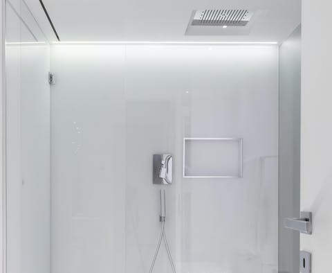 An enormous rainfall shower