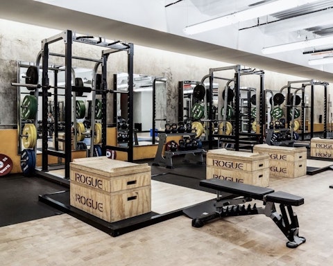 The building's private gym