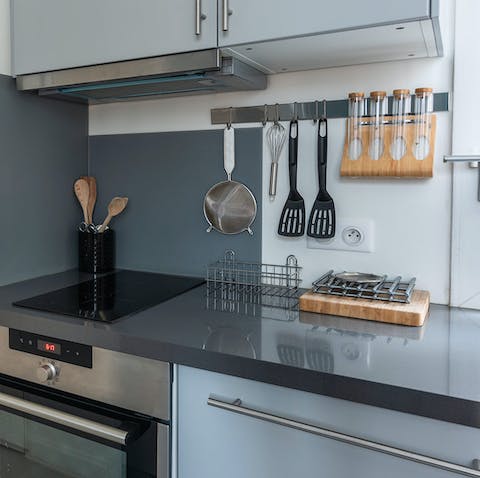 Very functional kitchen