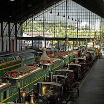 Travelling through time by train at the Railway Museum