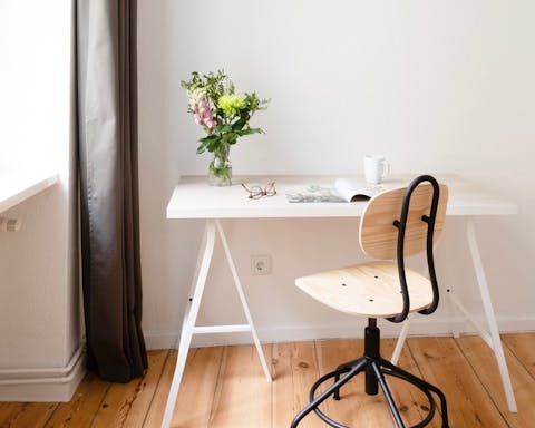 A cosy work station