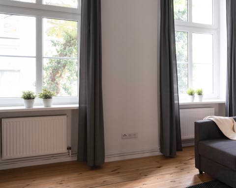The original wooden floors
