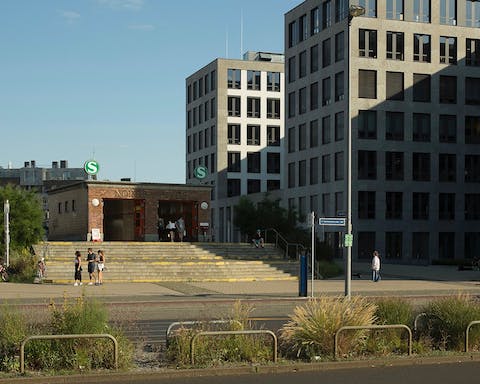 Very close to Nordbahnhof Station