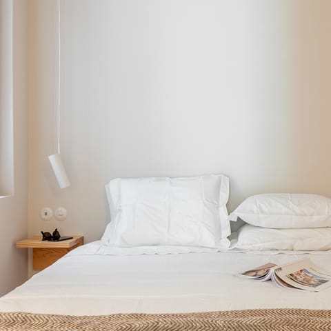 Wake up to natural light flooding into the bedroom
