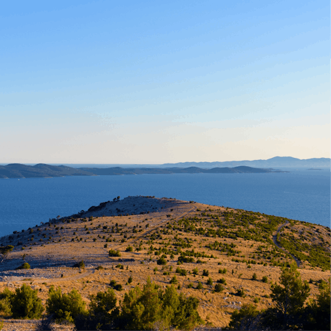 Experience the natural beauty of Croatia from the coast of Brač