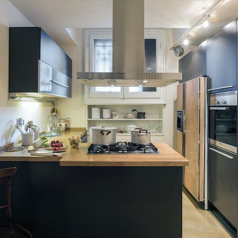 A seriously equipped kitchen