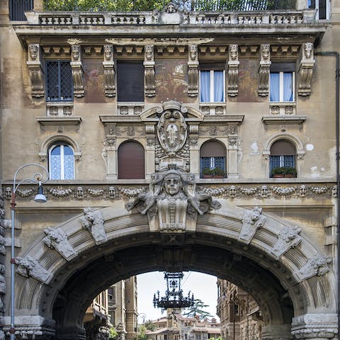 Beautiful surrounding architecture