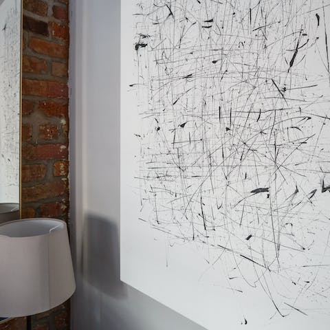 The stylish artwork