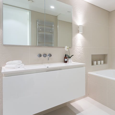 Pamper Yourself In The Luxurious Bathrooms