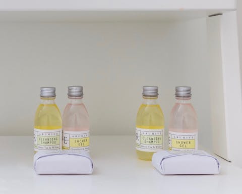 The stylish toiletries