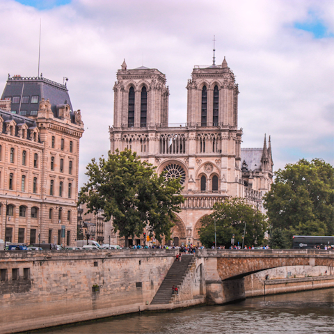 Pay a visit to Notre-Dame – just fifteen minutes away via Metro