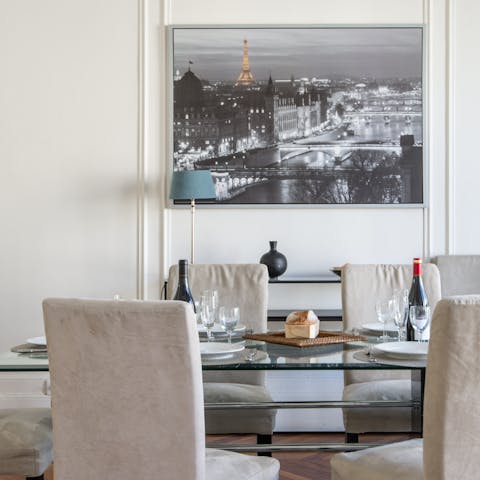 Elegant dining space