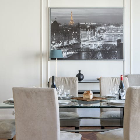 Elegant dining space