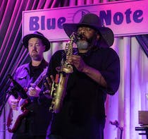 Kick off a smooth evening at the Blue Note
