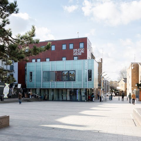 vibrant east london location