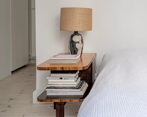 The vintage furniture pieces