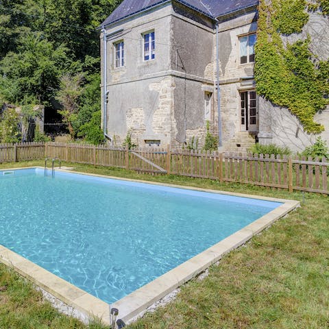 Take a few laps before the sun goes down