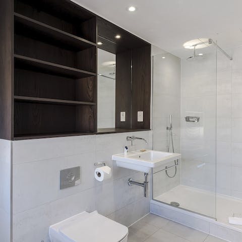 Enjoy a rainfall shower