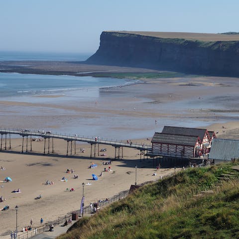 Explore the Victorian spa town of Saltburn-by-the-Sea, including its 208-metre long pier