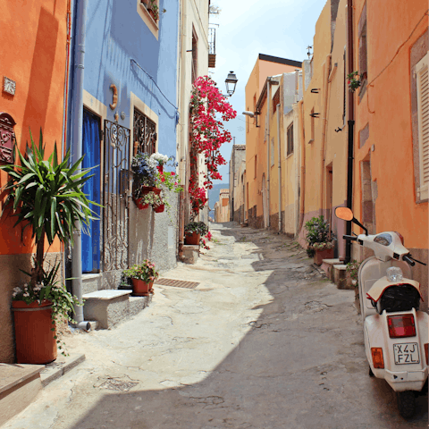 Take a drive to Certaldo, only minutes away, to explore the Tuscan town