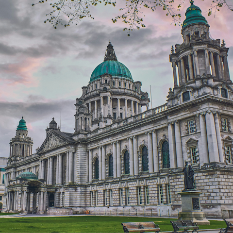 Take a ten-minute drive into Belfast city centre