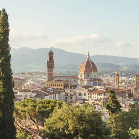 Head to Florence for a day trip, an hour's drive away