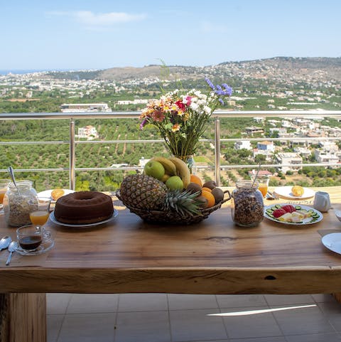 Have breakfast to this view every morning