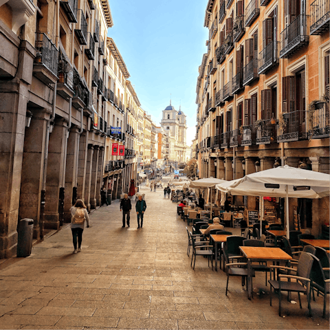 Stop at one of the many fine restaurants for a selection of fresh tapas