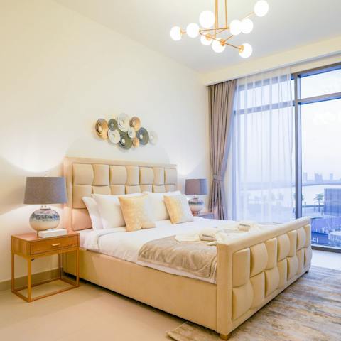 Look forward to a blissful night's sleep in your comfortable bed