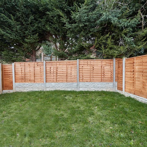 Give hyperactive kids or pets somewhere to run around in the garden
