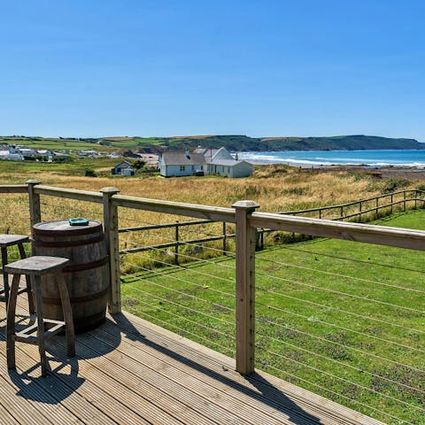 Wake up to beautiful views and fresh sea air