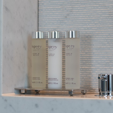 All luxury toiletries