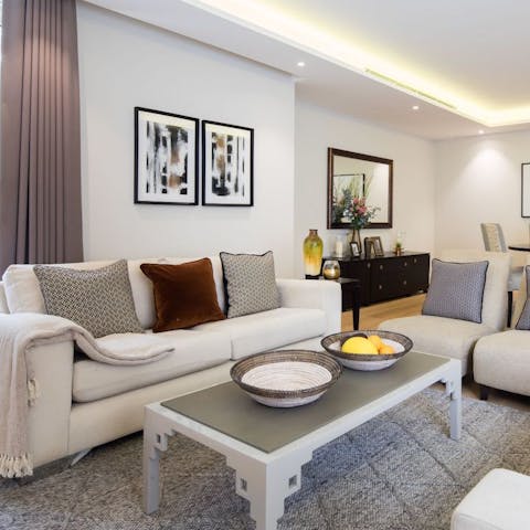 The elegant living room