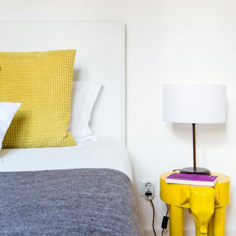 The elephant-inspired bedside table